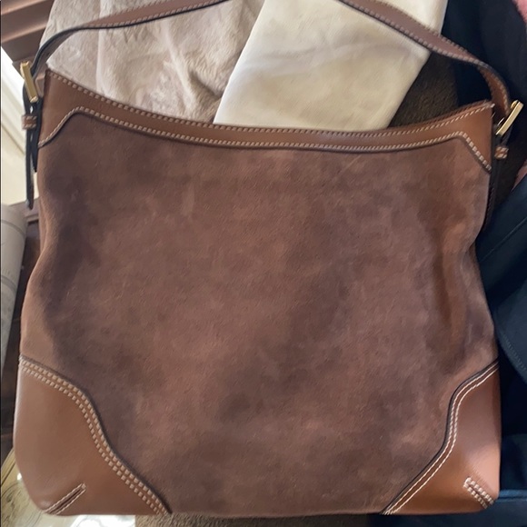 Michael Kors brown suede hobo - Picture 4 of 6